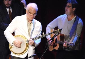 Steve Martin Hits Road with Banjos, and Some Jokes