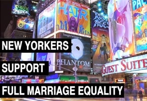 Broadway Actors Support N.Y. Equality Campaign