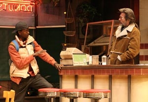 Gary Cole and Edi Gathegi Find 'Donuts' Delectable