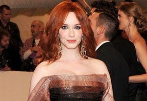 Chris Colfer on Christina Hendricks