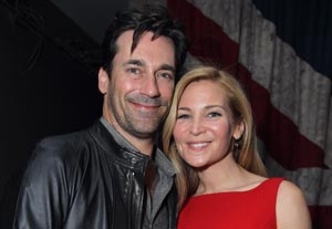 Jon Hamm on Working With Partner Jennifer Westfeldt