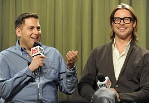 VIDEO: Q&A With 'Moneyball's' Brad Pitt and Jonah Hill