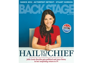 Julia Louis-Dreyfus in Back Stage: May 10, 2012