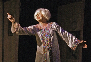 Richard Skipper as 'Carol Channing' in Concert