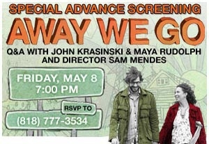 L.A. Screening of 'Away We Go' Announced