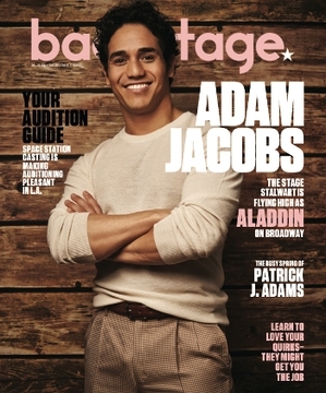 Adam Jacobs On the Cover of Backstage This Week!