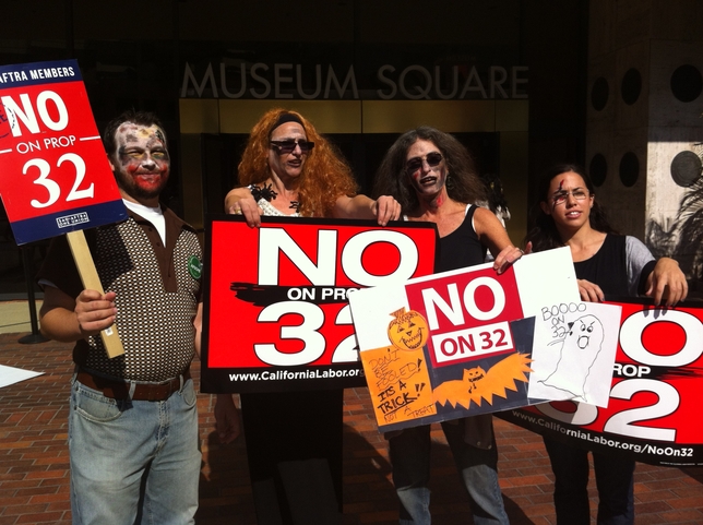 SAG-AFTRA Zombie Walk Against Prop. 32 (SLIDESHOW)